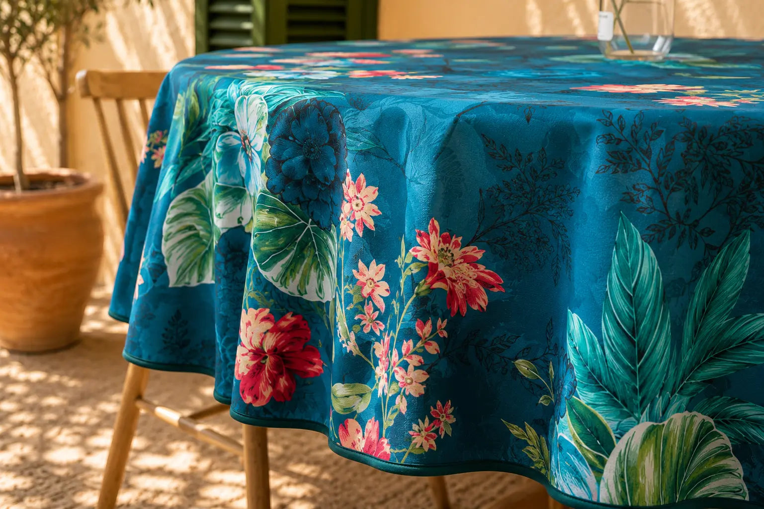Mantel Antimanchas Blue Paradise