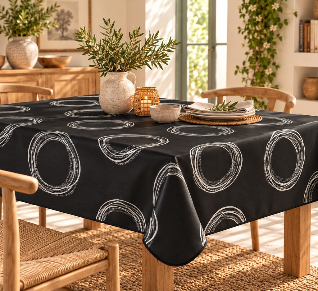 Mantel Antimanchas Brillo Black
