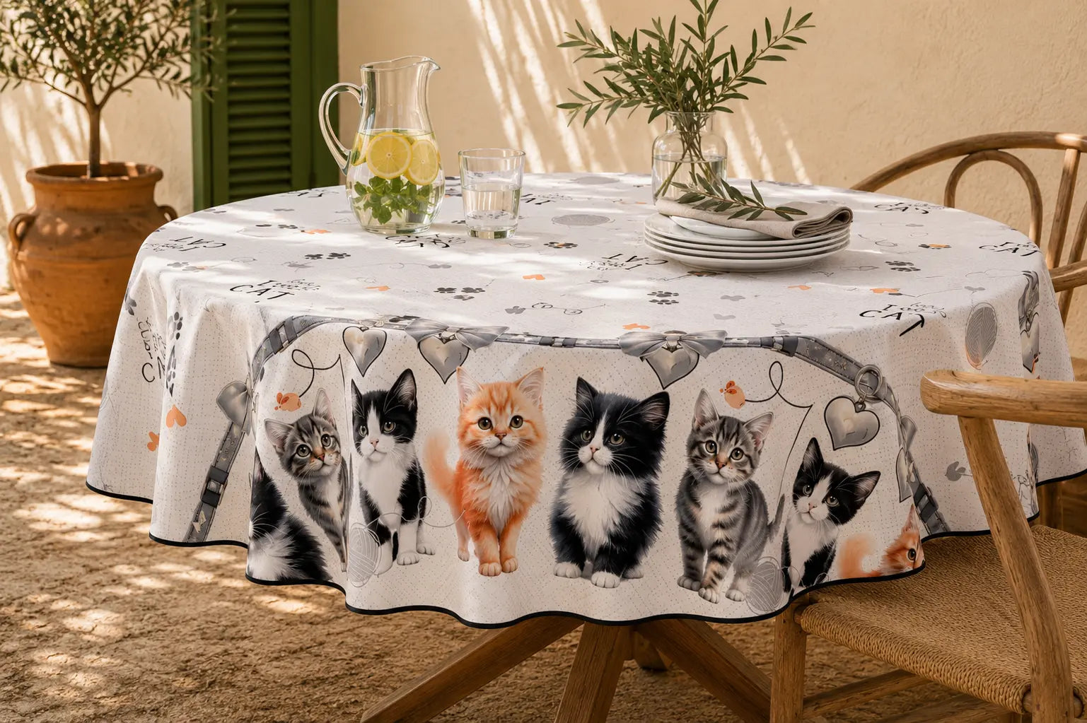 Mantel Antimanchas Cat