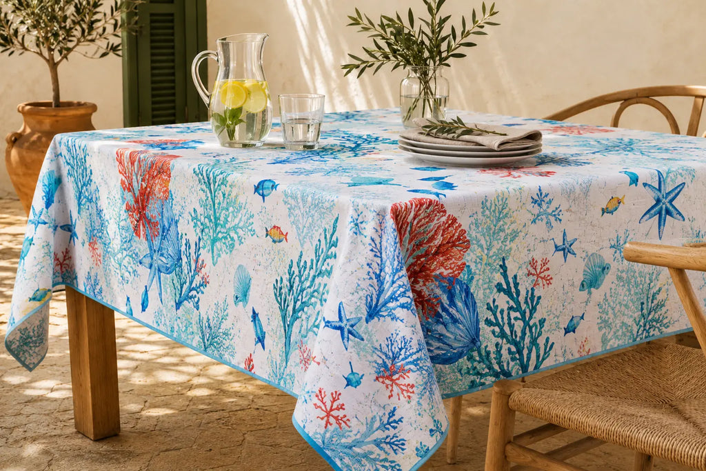 Mantel Antimanchas Coral