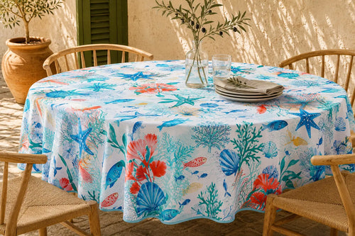 Mantel Antimanchas Coral