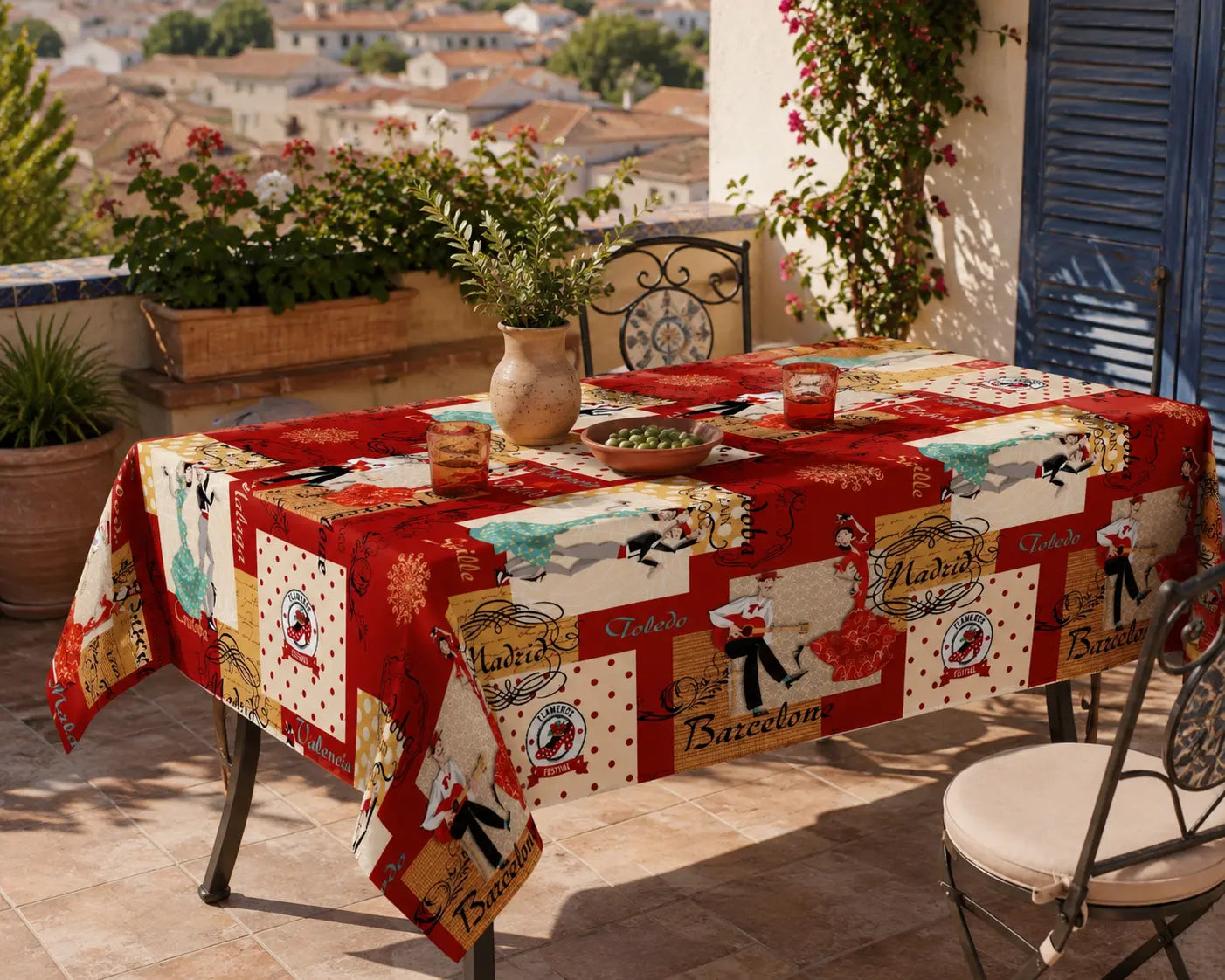 Mantel Antimanchas Flamenco