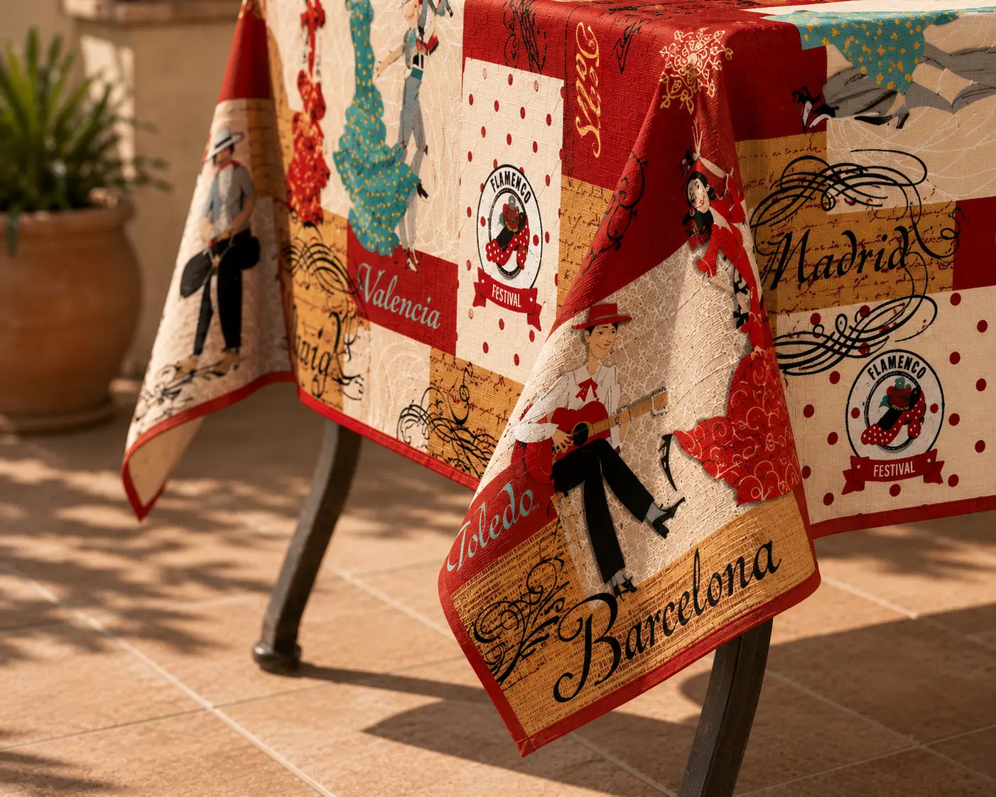 Mantel Antimanchas Flamenco