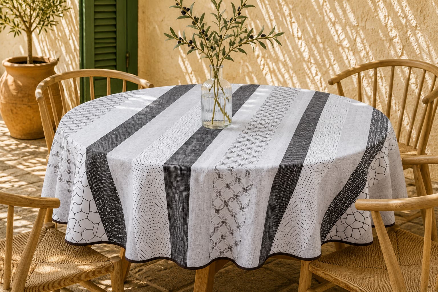 Mantel Antimanchas Geometria