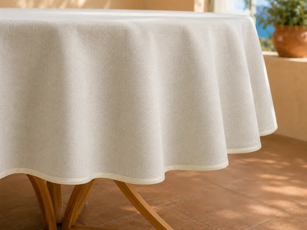 Mantel Antimanchas Liso Beige