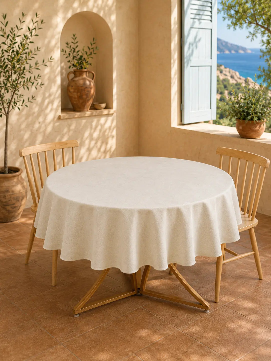 Mantel Antimanchas Liso Beige