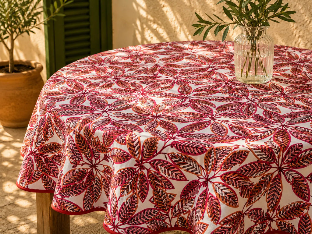 Mantel Antimanchas Natura Red