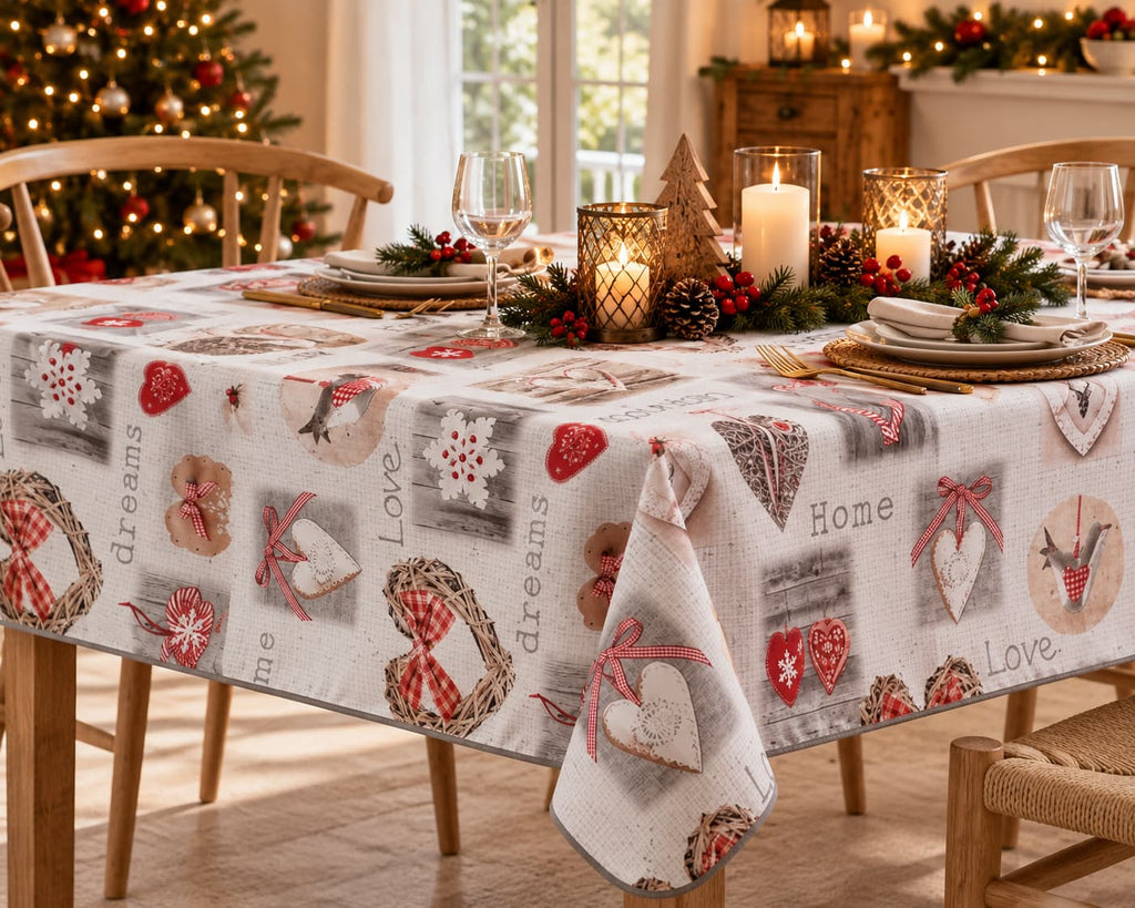 Mantel Antimanchas Navidad Love