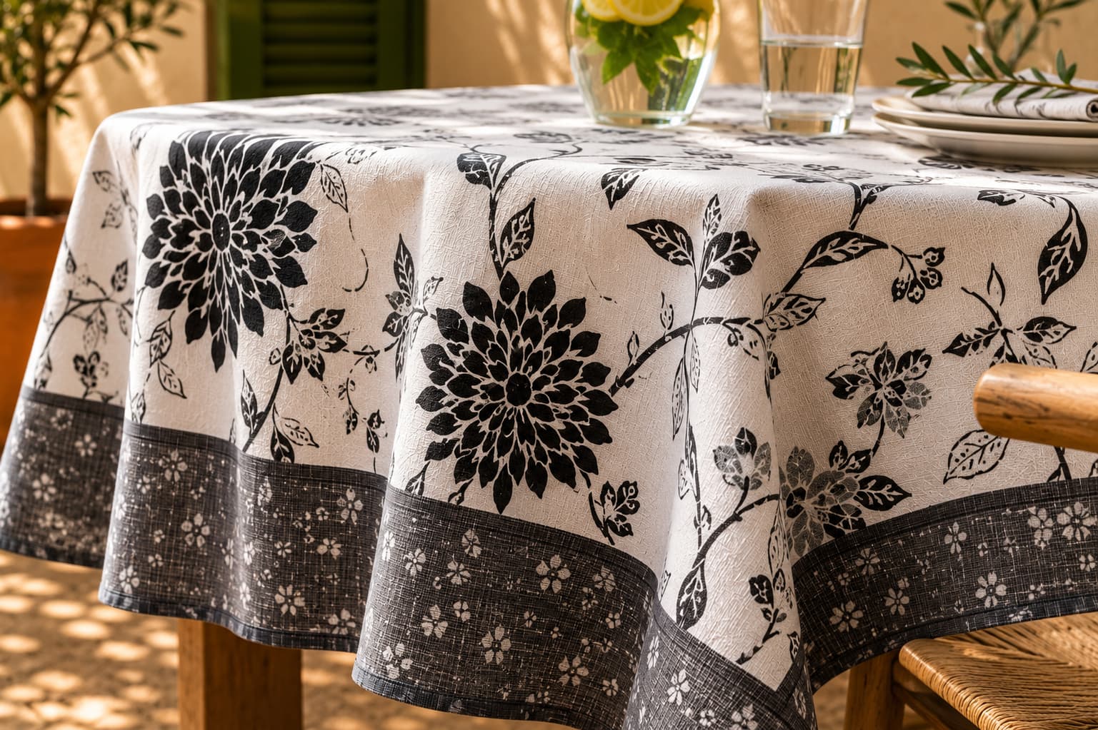 Mantel Antimanchas Perla Gris