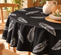 Mantel Antimanchas Pluma Black