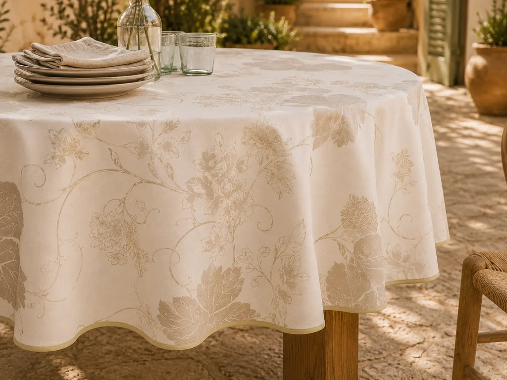 Mantel Antimanchas Viña Beige